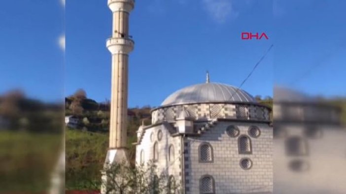 Rize'de, cami hoparlöründen güldüren 'evde kalun' anonsu