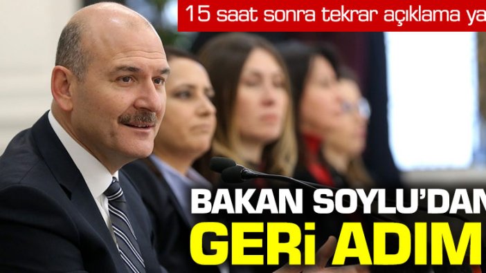 Son dakika... İçişleri Bakanı Süleyman Soylu'dan ilk 'istifa' açıklaması