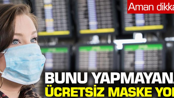 Eczanelerden ücretsiz maske dağıtımıyla ilgili yeni açıklama