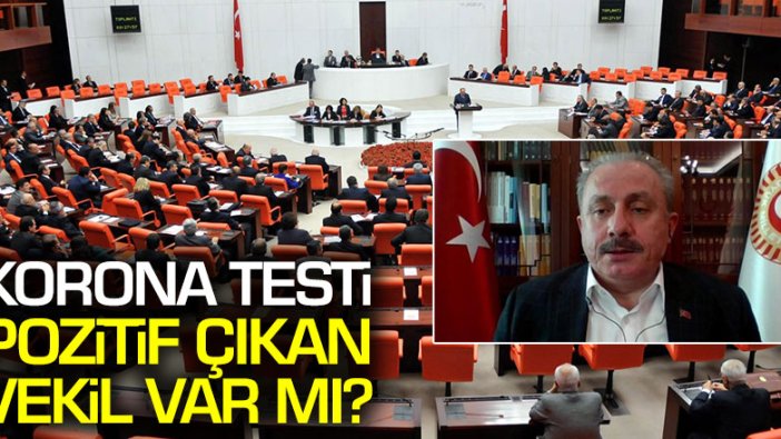Mustafa Şentop açıkladı! Korona virüse yakalanan milletvekili var mı?