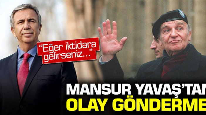 Mansur Yavaş'tan Aliya İzzetbegoviç'li mesaj