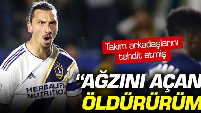 Ibrahimovic ABD'de oynarken takımını tehdit etmiş