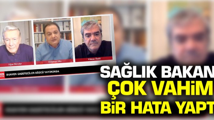 Yılmaz Özdil: "Dünyada hiçbir Sağlık Bakanı'nın yapmadığı..."