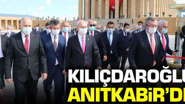 Kemal Kılıçdaroğlu, kurmayları ile Anıtkabir'de