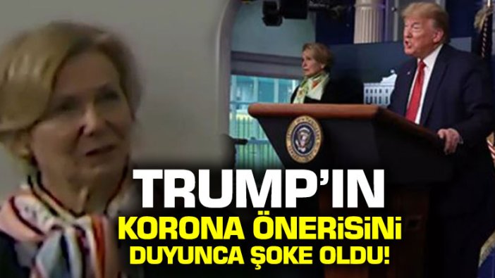 Trump'ın korona önerisini duyunca şoke oldu