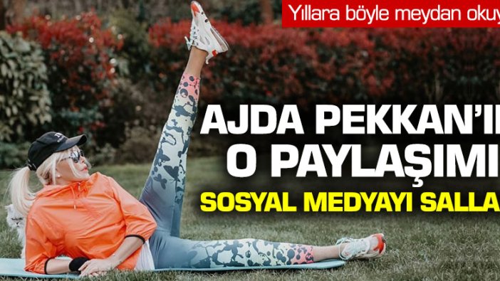 Ajda Pekkan'ın spor paylaşımı sosyal medyayı salladı