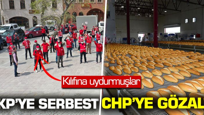 CHP'li belediyeler engellenirken, AKP ekmek dağıtabiliyor