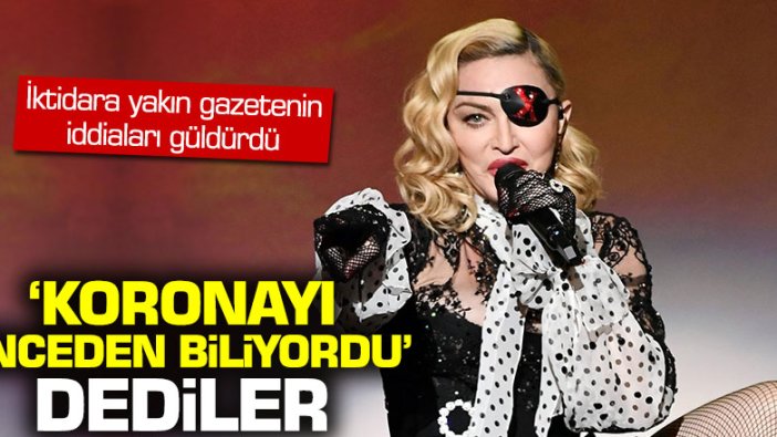 Madonna ile ilgili flaş iddia: Korona virüsü önceden biliyor muydu?