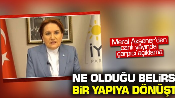 Meral Akşener'den Varlık Fonu tepkisi: "Ne olduğu belirsiz bir yapıya dönüştü"