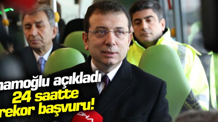 Ekrem İmamoğlu, askıda fatura kampanyasına kaç kişinin başvurduğunu açıkladı