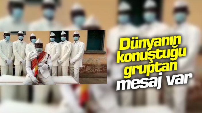 Ganalı dansçı tabut taşıyıcılardan mesaj