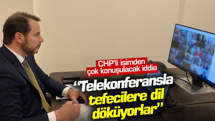 CHP'li Mehmet Bekaroğlu'ndan çok konuşulacak iddia: "Telekonferansla tefecilere dil döküyorlar"