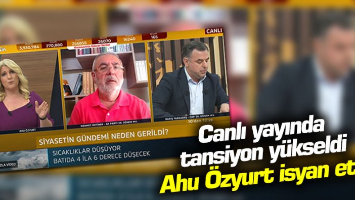 Canlı yayında tansiyon yükseldi, Ahu Özyurt isyan etti