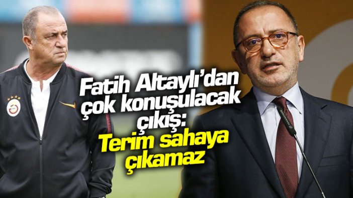 Fatih Altaylı'dan çok konuşulacak çıkış: "Terim sahaya çıkamaz"