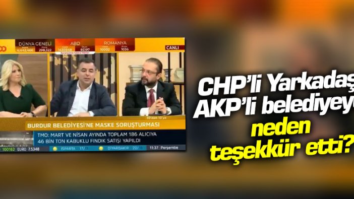 Barış Yarkadaş canlı yayında AKP'li belediyeye neden teşekkür etti?