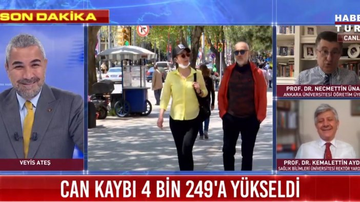 Biri artık Habertürk'ü durdursun! Veyis Ateş'in canlı yayınında yine yellenme sesi