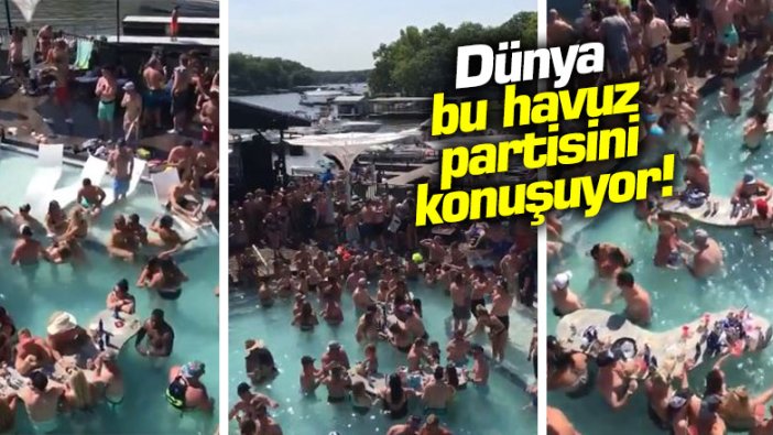 Dünya bu havuz partisini konuşuyor!