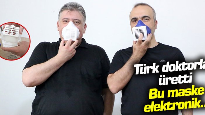 Türk doktorlar üretti: Bu maske elektronik