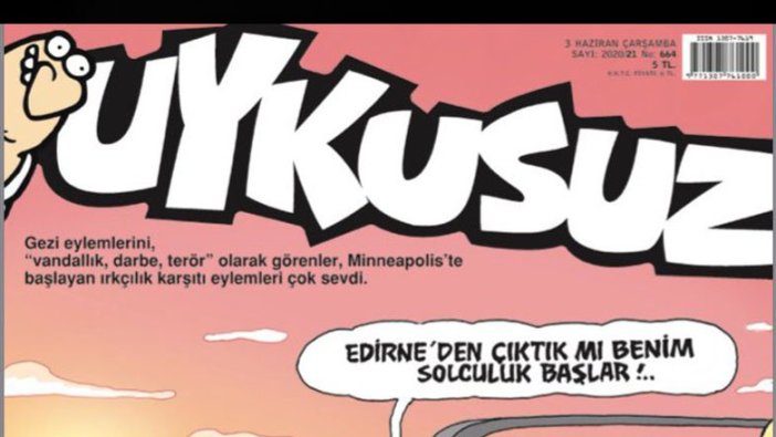 Uykusuz dergisinden çok konuşulacak George Floyd kapağı!