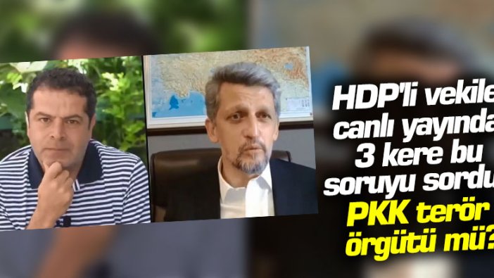 Cüneyt Özdemir HDP'li vekile canlı yayında 3 kere bu soruyu sordu: PKK terör örgütü mü?