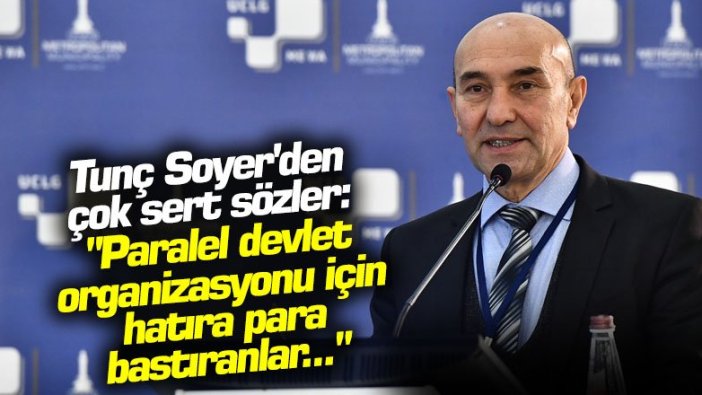 Tunç Soyer'den çok sert sözler: "Paralel devlet için hatıra para bastıranlar..."