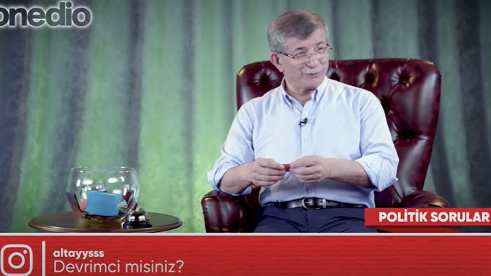 'Devrimci misiniz' sorusuna Ahmet Davutoğlu'ndan Doğu Perinçek'i kızdıracak yanıt