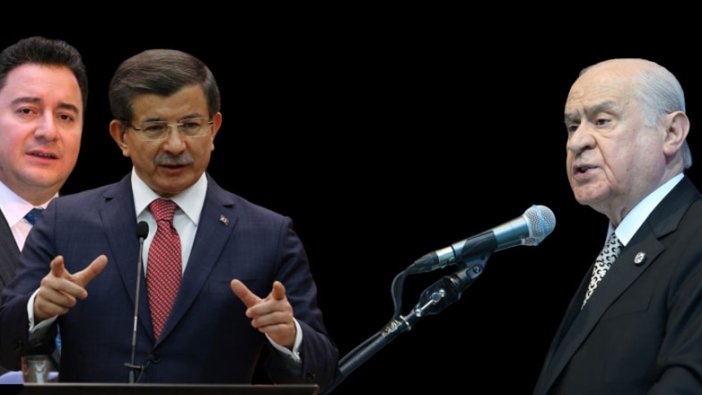 Devlet Bahçeli cephesinden Ali Babacan ve Ahmet Davutoğlu'na çok konuşulacak teklif