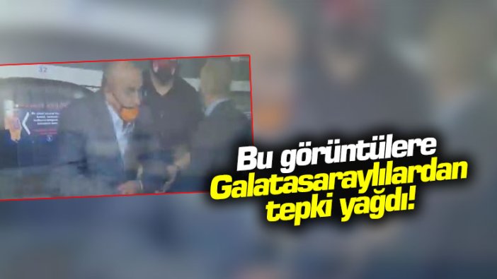 Bu görüntülere Galatasaraylılardan tepki yağdı