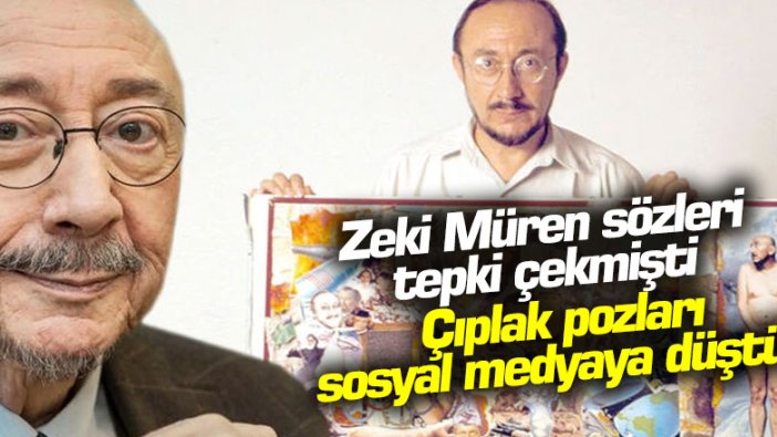 Zeki Müren için söylediği sözler tepki çekmişti; Özdemir Erdoğan'ın çıplak pozları sosyal medyaya düştü