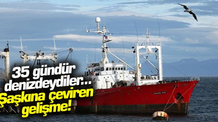 35 gündür denizdeydiler... Şaşkına çeviren gelişme