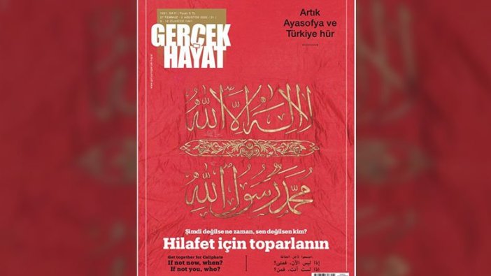 Ayasofya'nın açılışıyla fena gaza geldiler: İktidara yakın dergiden skandal çağrı