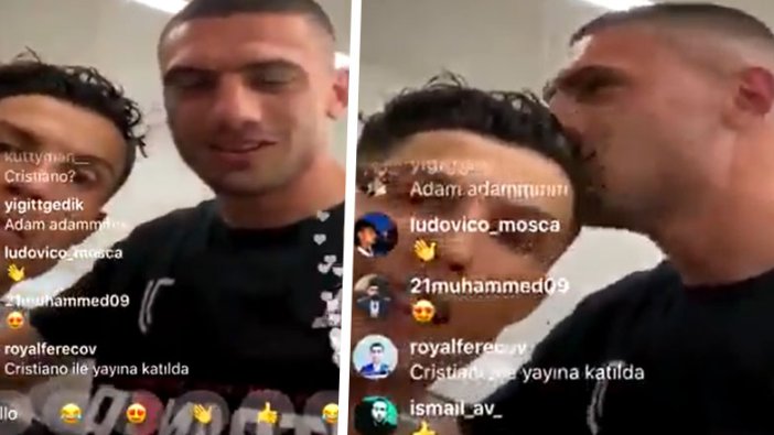 Cristiano Ronaldo Merih Demiral'ın konuğu oldu, Türkçe konuştu