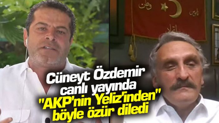 Cüneyt Özdemir canlı yayında "AKP'nin Yeliz'inden" böyle özür diledi