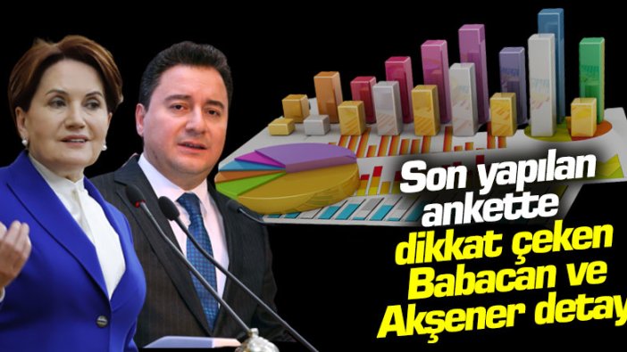 Son anketten çarpıcı sonuçlar: Dikkat çeken Babacan ve Akşener detayı