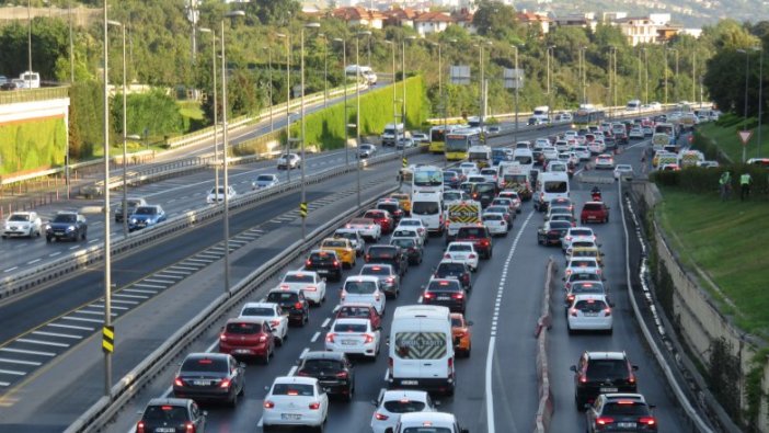 İstanbul'da bayram sonrası trafik