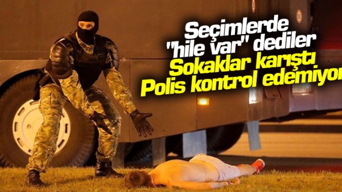 Seçimlerde "hile var" dediler: Sokaklar karıştı, polis kontrol edemiyor