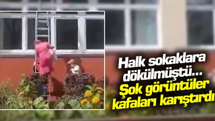 Halk sokaklara dökülmüştü... Şok görüntüler kafaları karıştırdı!