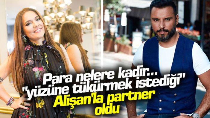 Para nelere kadir... Demet Akalın "yüzüne tükürmek istediği" Alişan'la partner oldu