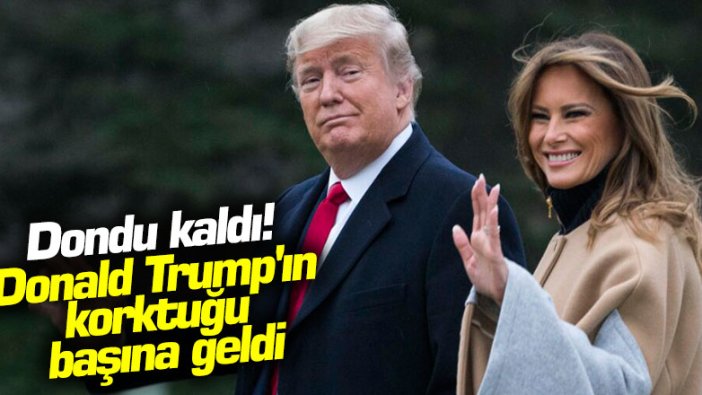 Dondu kaldı! Donald Trump'ın korktuğu başına geldi