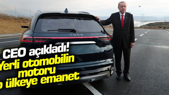 CEO açıkladı! Yerli otomobil TOGG'un motoru o ülkeye emanet