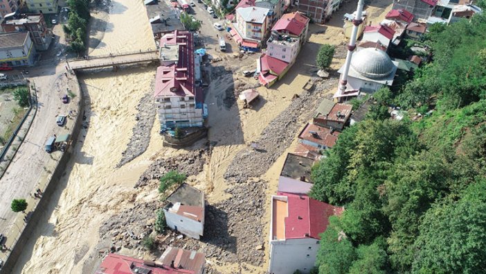 Giresun'da yaşanan sel felaketinin büyüklüğü gün yüzüne çıktı