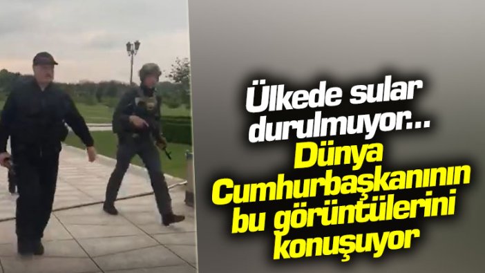 Ülkede sular durulmuyor... Dünya Cumhurbaşkanının bu görüntülerini konuşuyor 