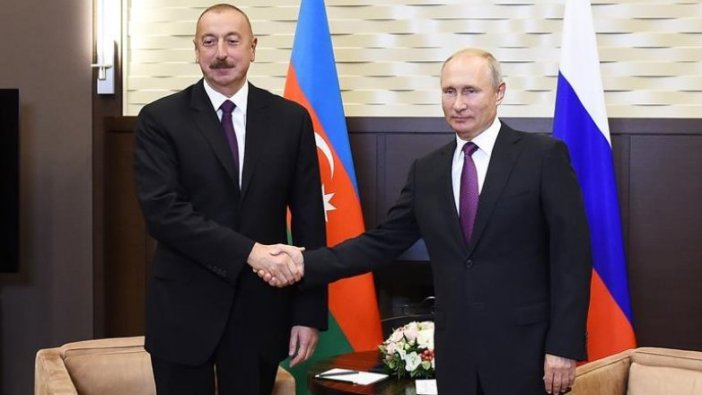 Aliyev, Putin ile görüştü