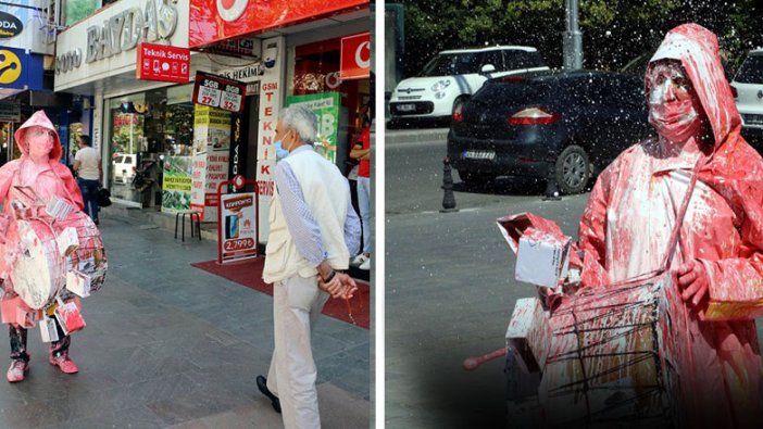 Üniversitede dekanlık yapan profesörden ilginç eylem! Bütün şehri böyle gezdi