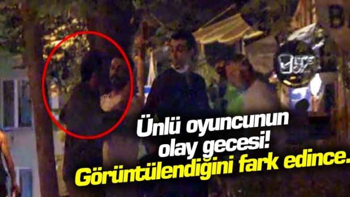 Ünlü oyuncu Ufuk Bayraktar, basın mensuplarının üzerine yürüdü!