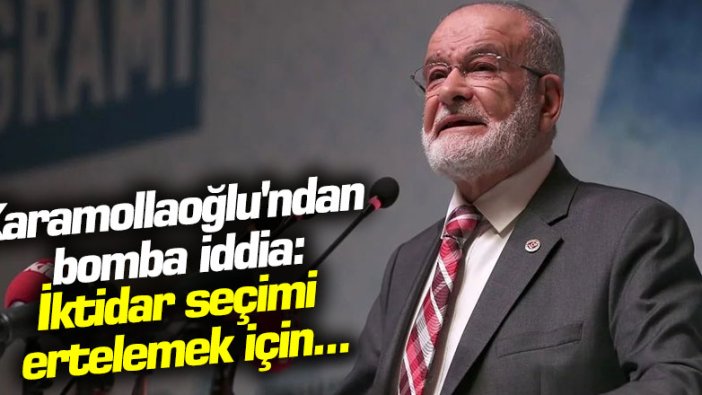 Temel Karamollaoğlu'ndan bomba iddia: İktidar seçimi ertelemek için...