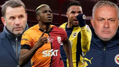 Derbi günü geldi çattı: İşte Galatasaray Fenerbahçe maçı muhtemel 11'leri!