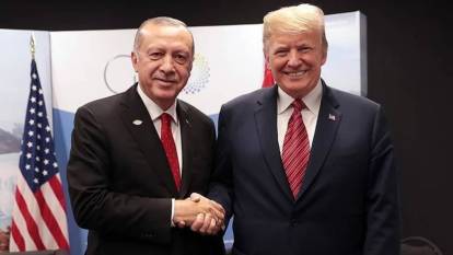 Cumhurbaşkanı Erdoğan ABD başkanı Trump ile görüştü